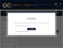 Tablet Screenshot of matermagistra.com